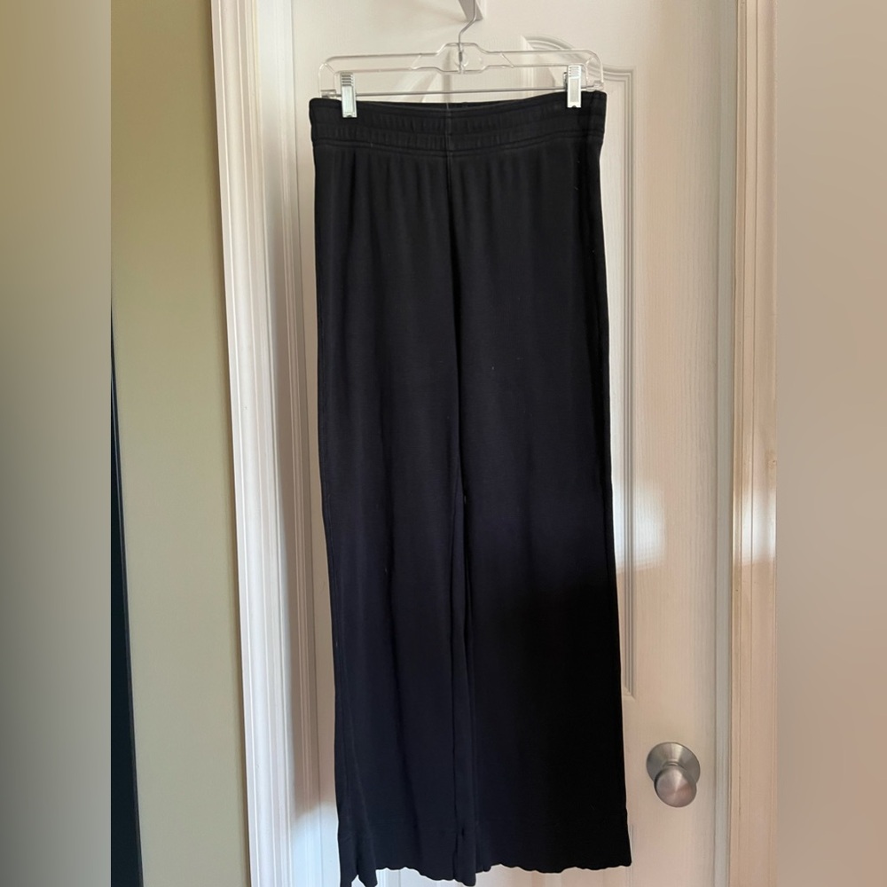 Everlane organic cotton black casual pants